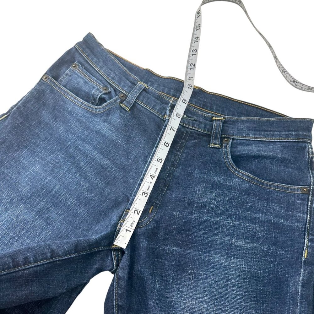 Frye Mens Mid-Rise Slim Fit Denim Jeans Size 30X31 Dark Wash - Picture 7 of 14
